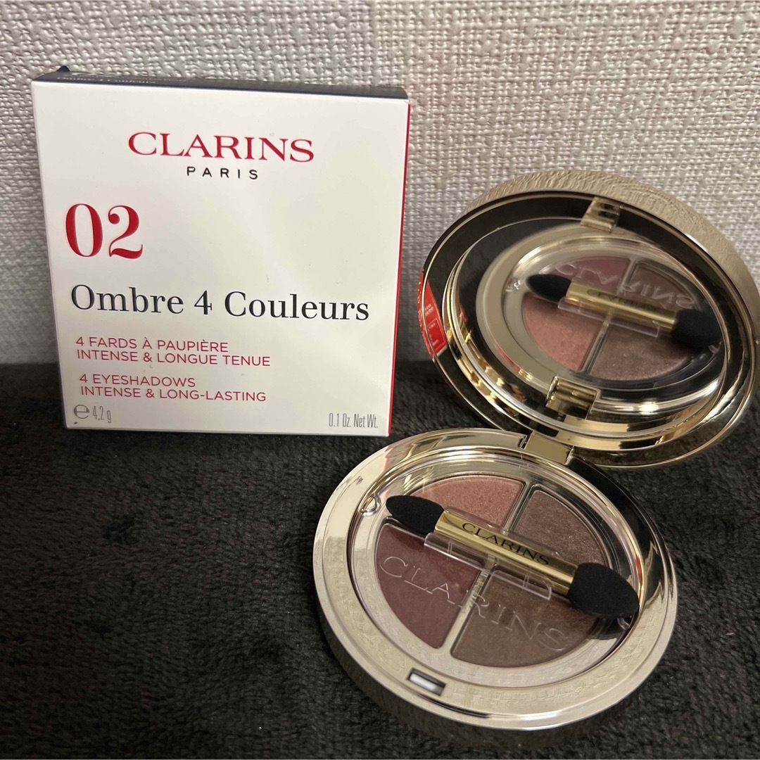 CLARINS(クラランス)のCLARINSのアイシャドウパレット◉オンブル4◉02ローズウッド◉美品◉ コスメ/美容のベースメイク/化粧品(アイシャドウ)の商品写真