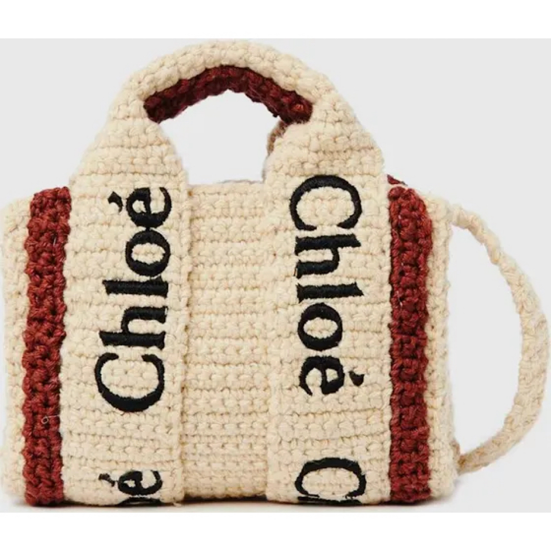 激安先着 - Chloe Chloe by バッグの通販 ナノトート クロシェ ロゴ woody バッグ