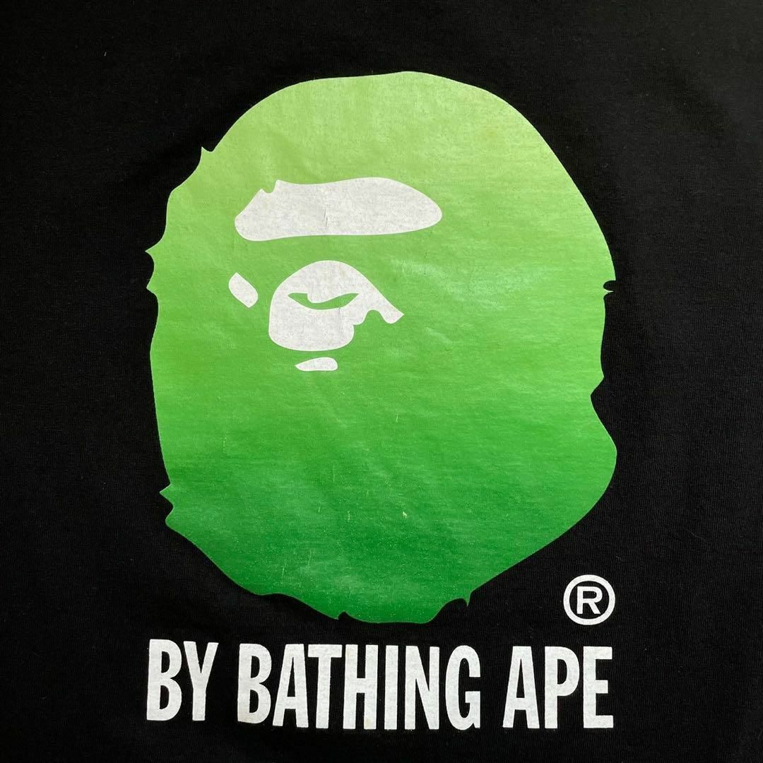 A BATHING APE(アベイシングエイプ)の【超人気モデル】アベイシングエイプ☆ビッグロゴ Tシャツ 入手困難 即完売 黒 メンズのトップス(Tシャツ/カットソー(半袖/袖なし))の商品写真