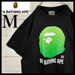 アベイシングエイプ(A BATHING APE)の【超人気モデル】アベイシングエイプ☆ビッグロゴ Tシャツ 入手困難 即完売 黒(Tシャツ/カットソー(半袖/袖なし))