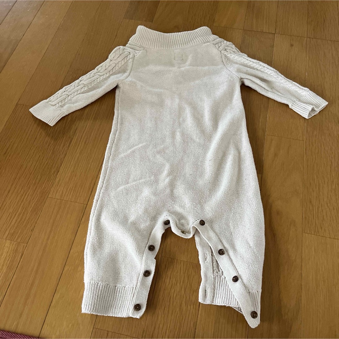 babyGAP(ベビーギャップ)のbaby Gap ニットロンパース　80 キッズ/ベビー/マタニティのベビー服(~85cm)(ロンパース)の商品写真
