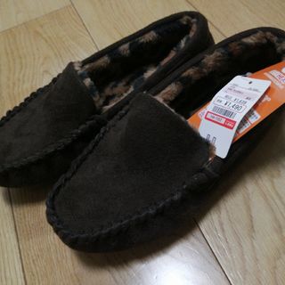 シマムラ(しまむら)のレディース 靴 モカシン LL ヒョウ柄 新品 しまむら(スリッポン/モカシン)