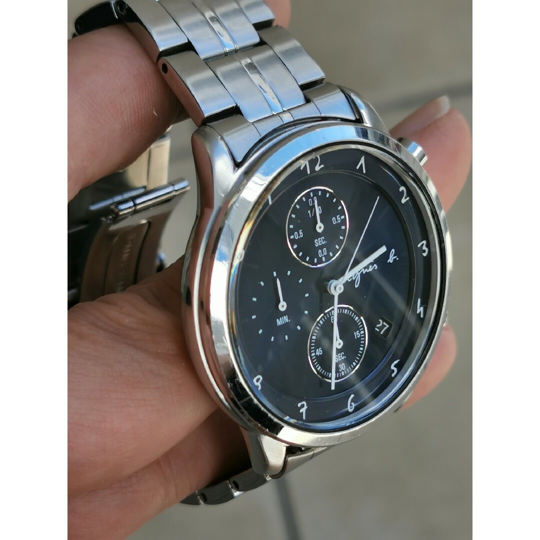 agnes b.(アニエスベー)のアニエスベーのメンズウォッチ　ソーラーではない メンズの時計(腕時計(アナログ))の商品写真