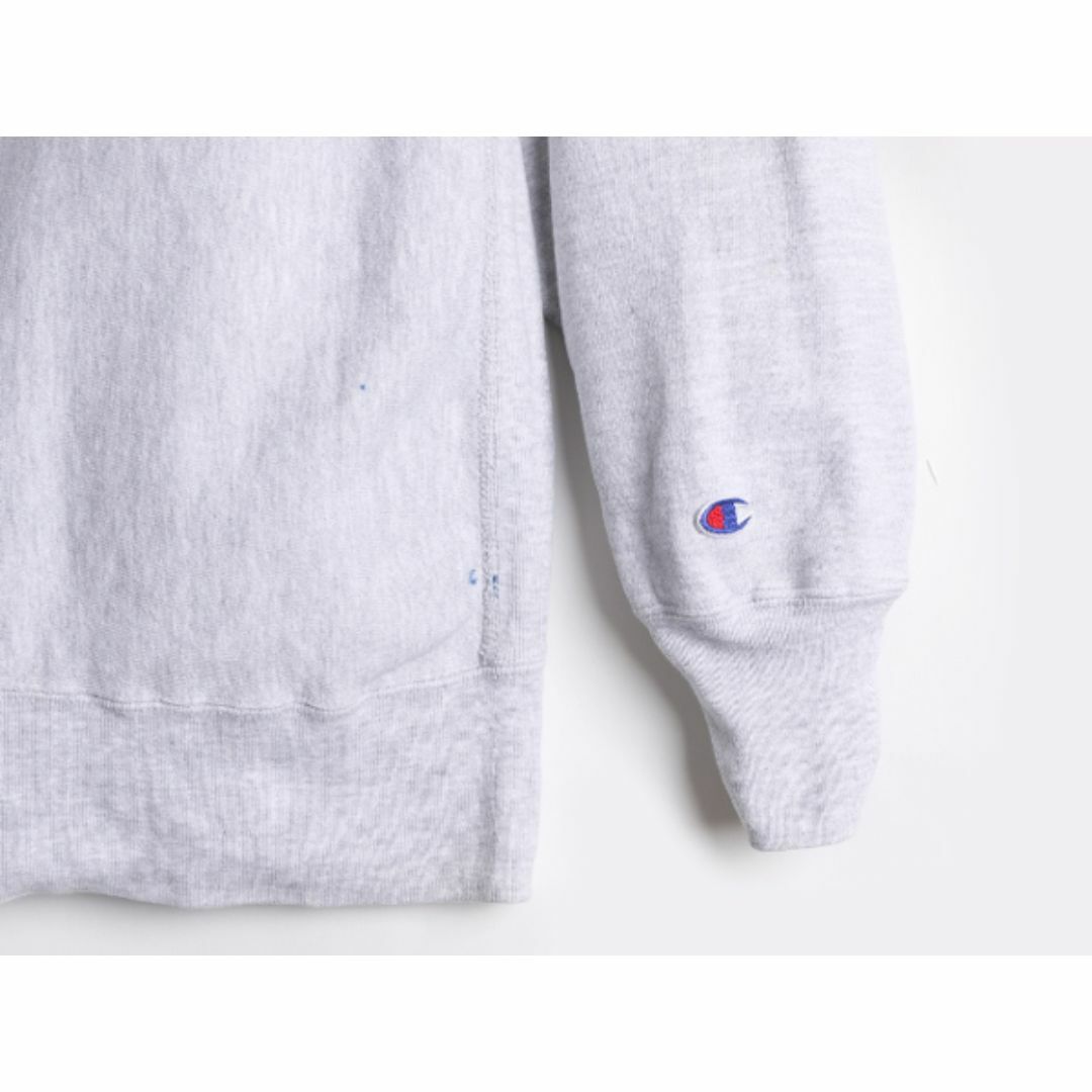 Champion(チャンピオン)の90s USA製 チャンピオン リバースウィーブ カレッジ プリント スウェット メンズ XL 90年代 オールド Champion トレーナー 大きいサイズ 灰 メンズのトップス(スウェット)の商品写真