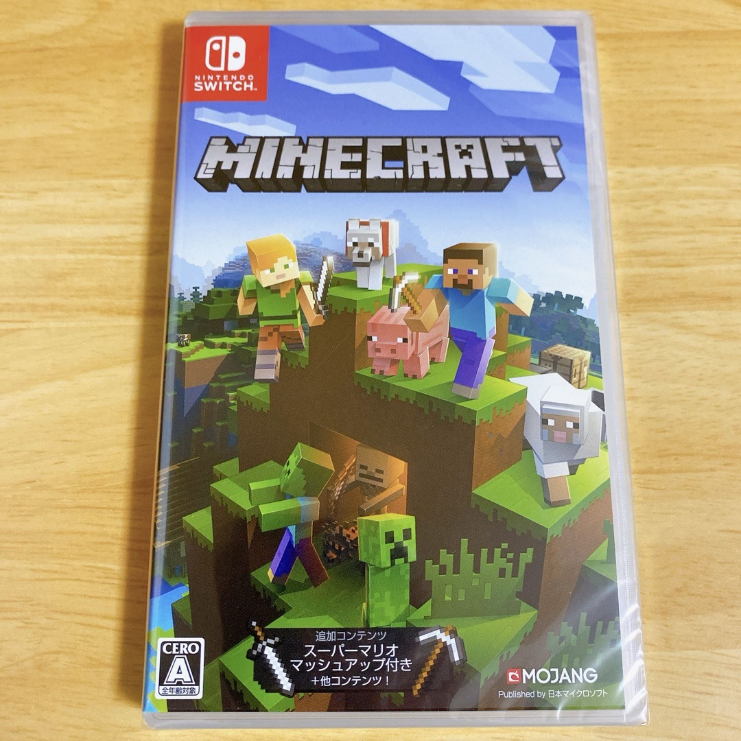 Nintendo Switch(ニンテンドースイッチ)の新品未開封　Minecraft  マインクラフトSwitch エンタメ/ホビーのゲームソフト/ゲーム機本体(家庭用ゲームソフト)の商品写真