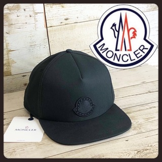 モンクレール(MONCLER)の未使用タグ付き MONCLER モンクレール ビックロゴ入り キャップ 帽子(キャップ)