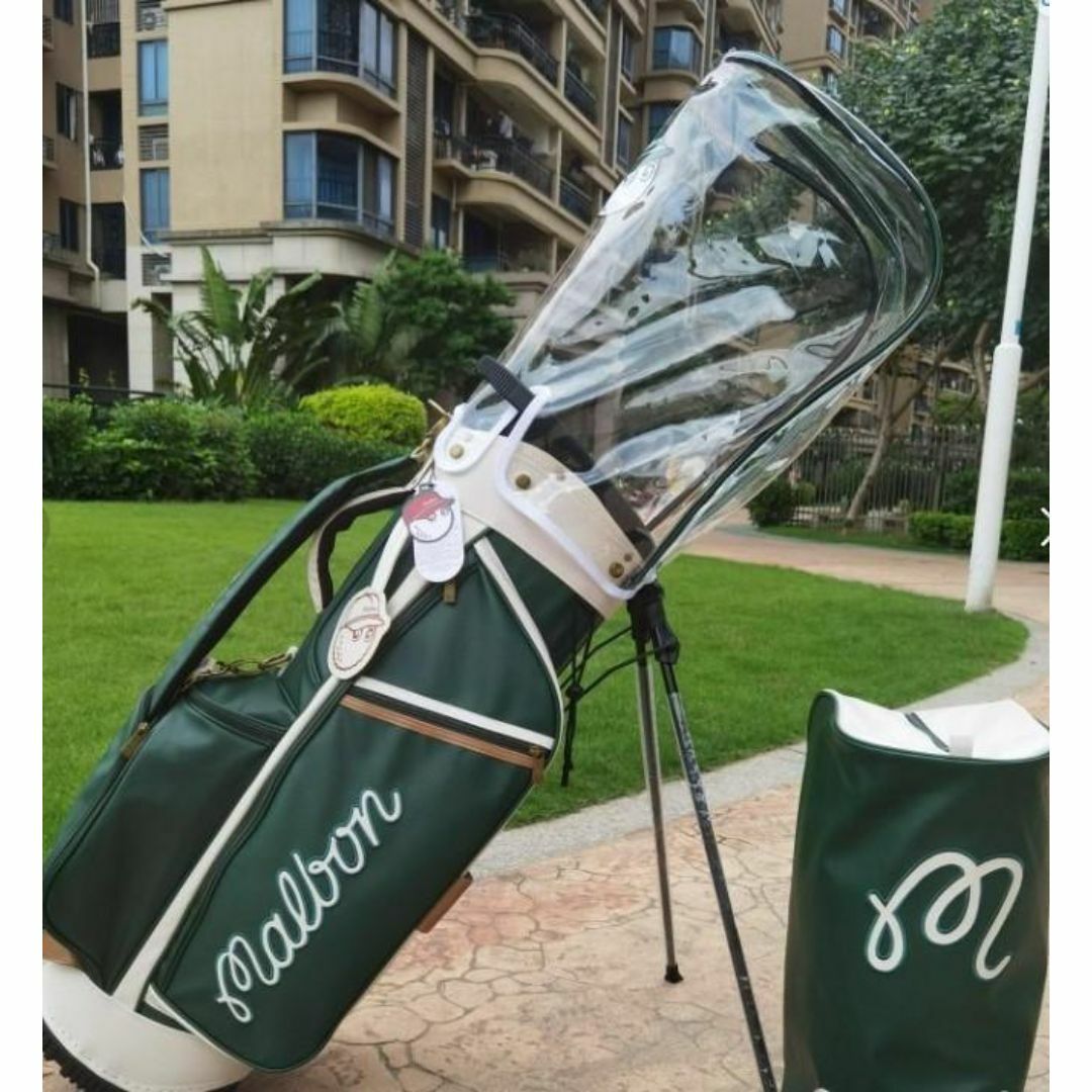 マルボン ゴルフ キャディバッグ malbon golf クラシック バック緑色 スポーツ/アウトドアのゴルフ(バッグ)の商品写真