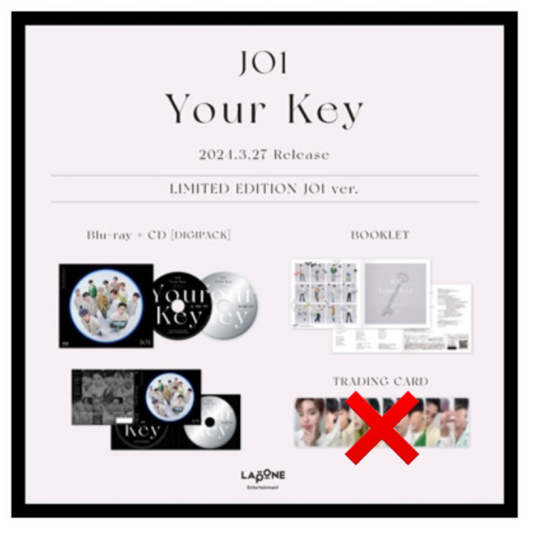 【2形態セット】 Your Key / JO1 エンタメ/ホビーのCD(K-POP/アジア)の商品写真