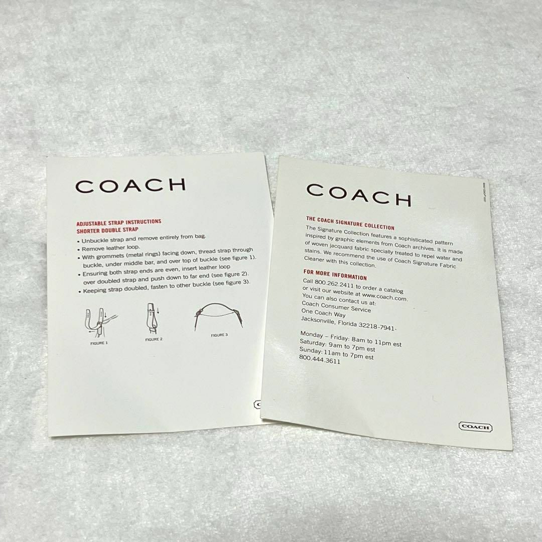 COACH(コーチ)のCOACHコーチ　シグネチャー　キャメル　レザー　ショルダーバッグ11442 レディースのバッグ(ショルダーバッグ)の商品写真