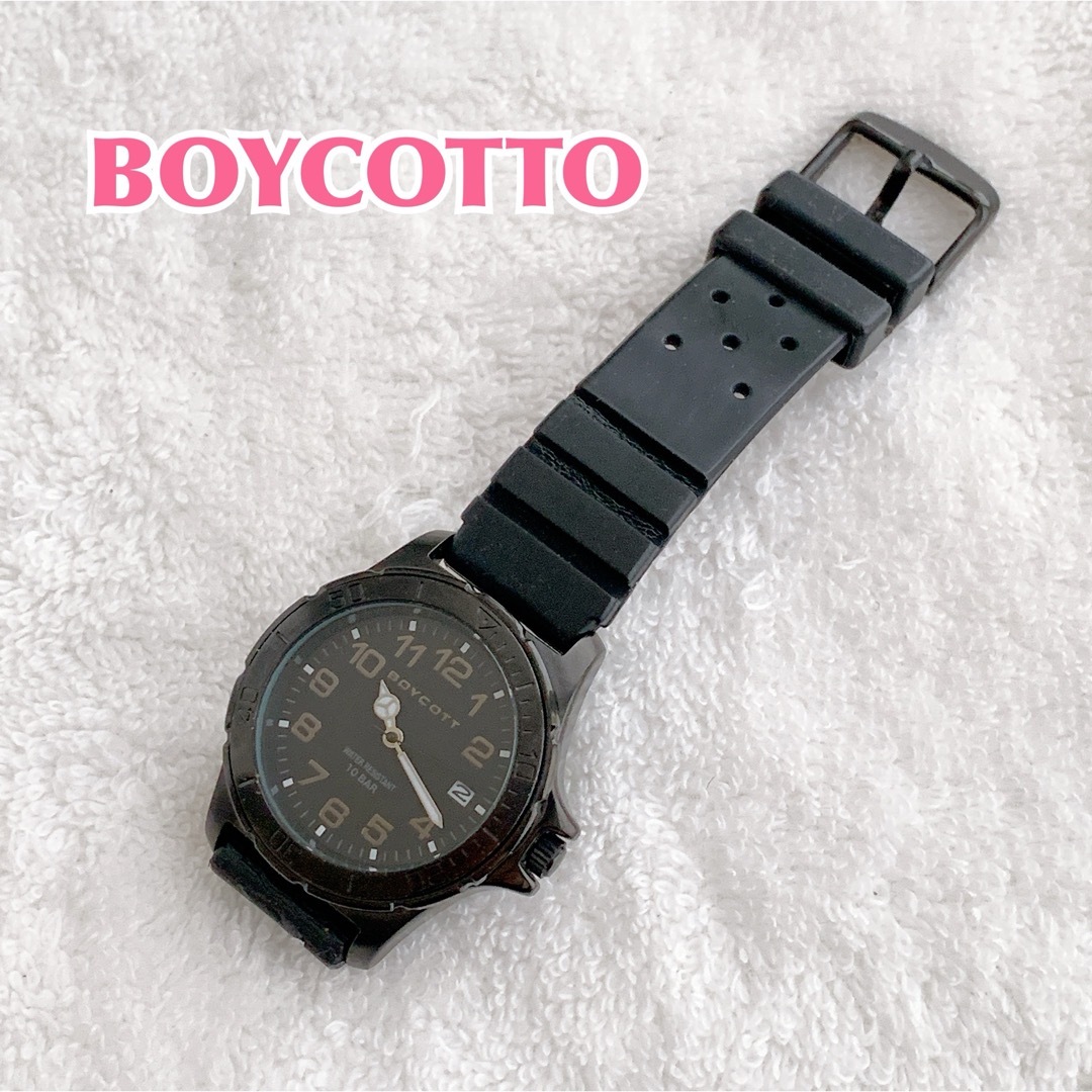 BOYCOTT(ボイコット)の【匿名配送】BOYCOTT ボイコット メンズアナログ腕時計　上品　高級感 メンズの時計(腕時計(アナログ))の商品写真
