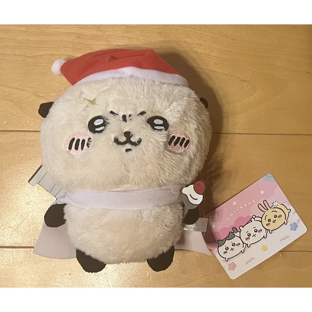 ちいかわ(チイカワ)のちいかわ　ラッコサンタ　ぬいぐるみ　クリスマス エンタメ/ホビーのおもちゃ/ぬいぐるみ(ぬいぐるみ)の商品写真