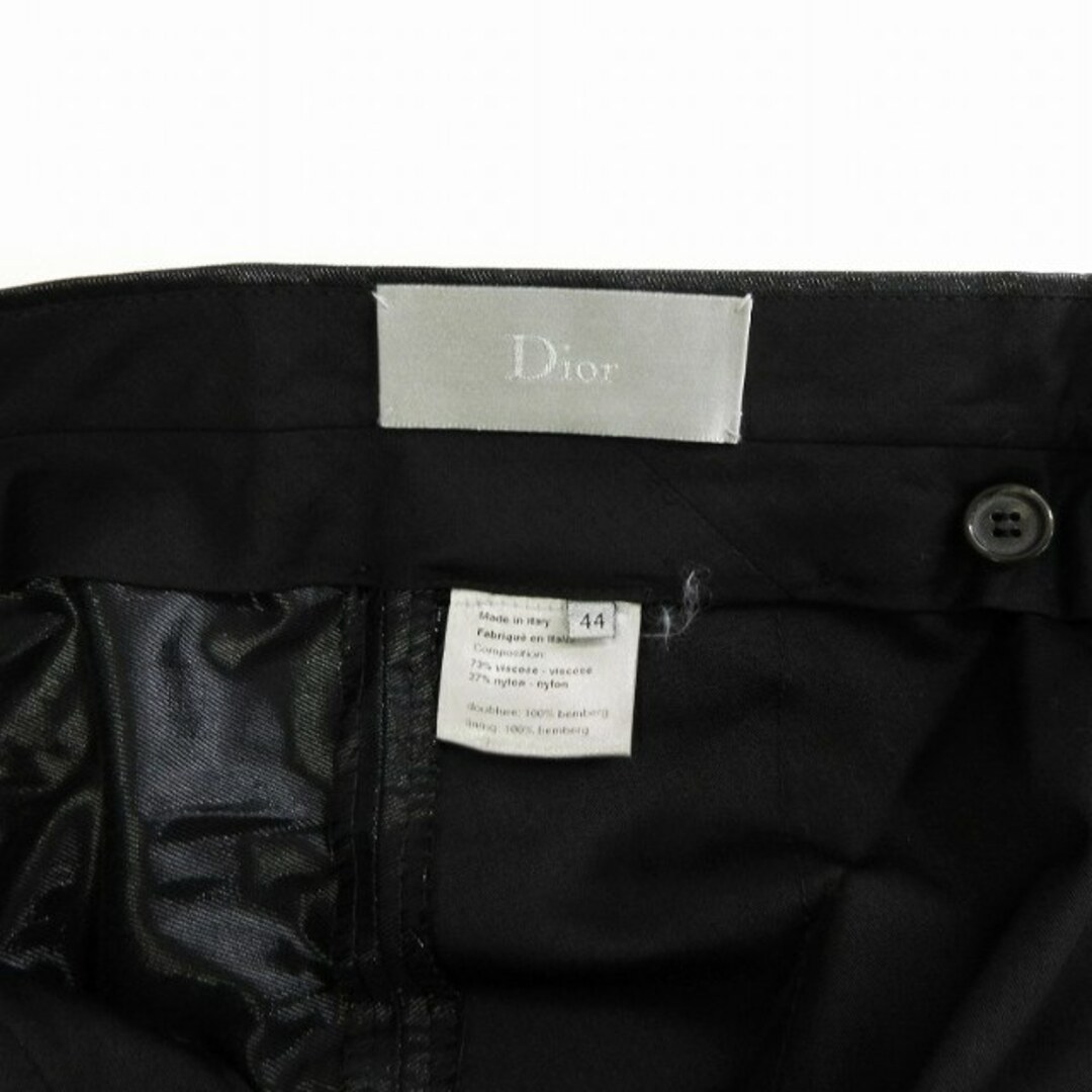DIOR HOMME(ディオールオム)のディオールオム エディ期 パンツ スラックス センタープレス 黒 44 S程度 メンズのパンツ(スラックス)の商品写真