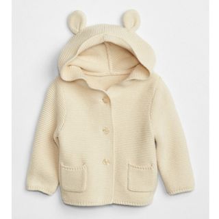 ベビーギャップ(babyGAP)のGAPブラナンベア ガーターセーター カーディガン(ベビー)(カーディガン/ボレロ)