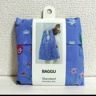 バグゥ(BAGGU)のBAGGU standard バグー　バグゥ　ブルーワイルドフラワー エコバッグ(エコバッグ)