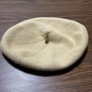 ベレー帽（ベージュ）(ハンチング/ベレー帽)