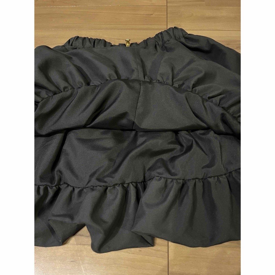 GU(ジーユー)の未使用品 タグなし　GU ジーユー　バルーンスカート　150 グレー キッズ/ベビー/マタニティのキッズ服女の子用(90cm~)(スカート)の商品写真