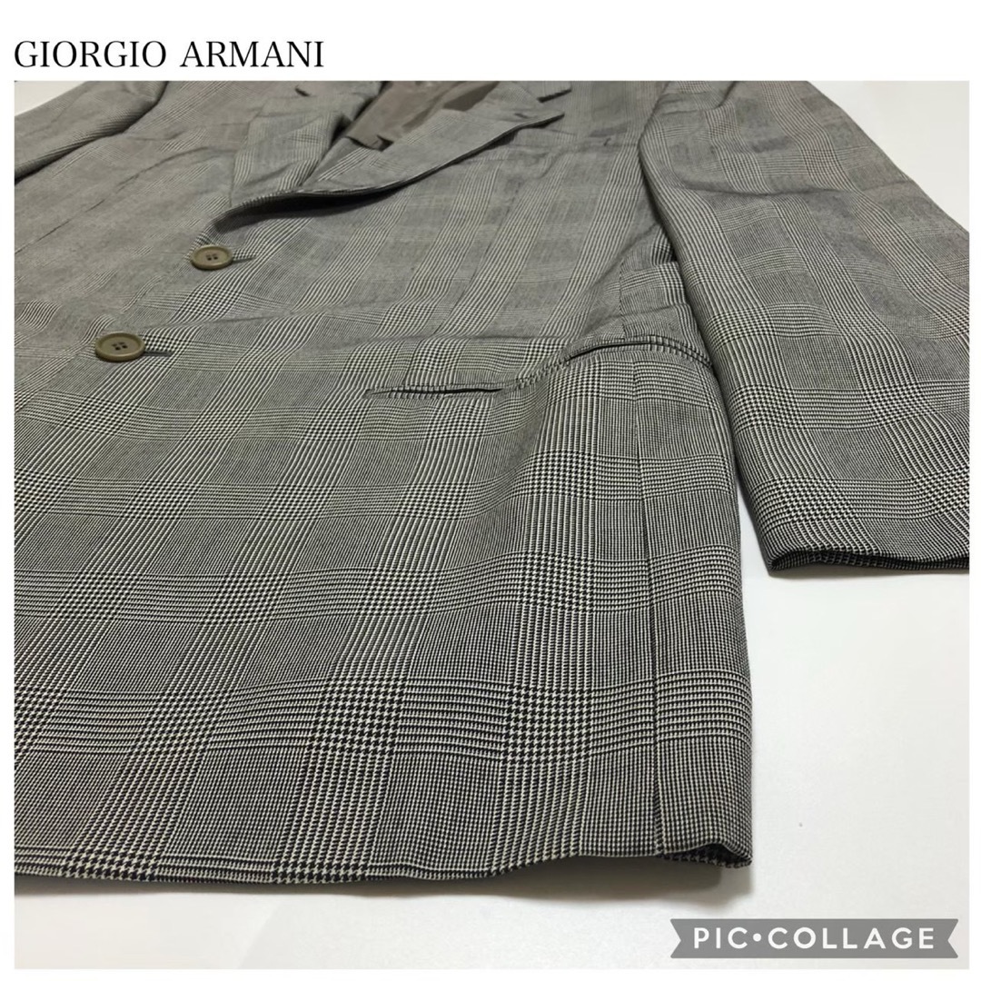 Giorgio Armani(ジョルジオアルマーニ)の【お値打ち価格！美品】春夏向けサマージャケット　ジョルジオアルマーニ メンズのジャケット/アウター(テーラードジャケット)の商品写真