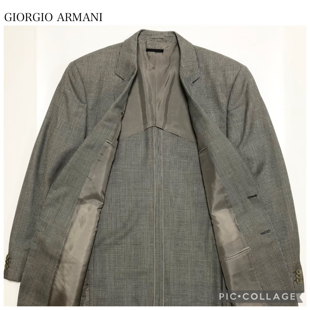 Giorgio Armani(ジョルジオアルマーニ)の【お値打ち価格！美品】春夏向けサマージャケット　ジョルジオアルマーニ メンズのジャケット/アウター(テーラードジャケット)の商品写真