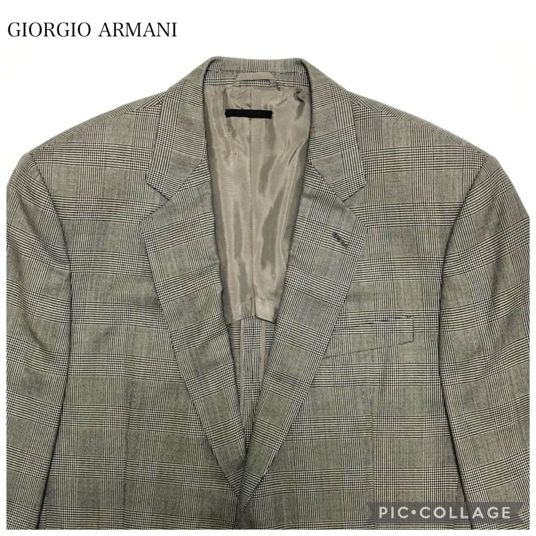 Giorgio Armani(ジョルジオアルマーニ)の【お値打ち価格！美品】春夏向けサマージャケット　ジョルジオアルマーニ メンズのジャケット/アウター(テーラードジャケット)の商品写真