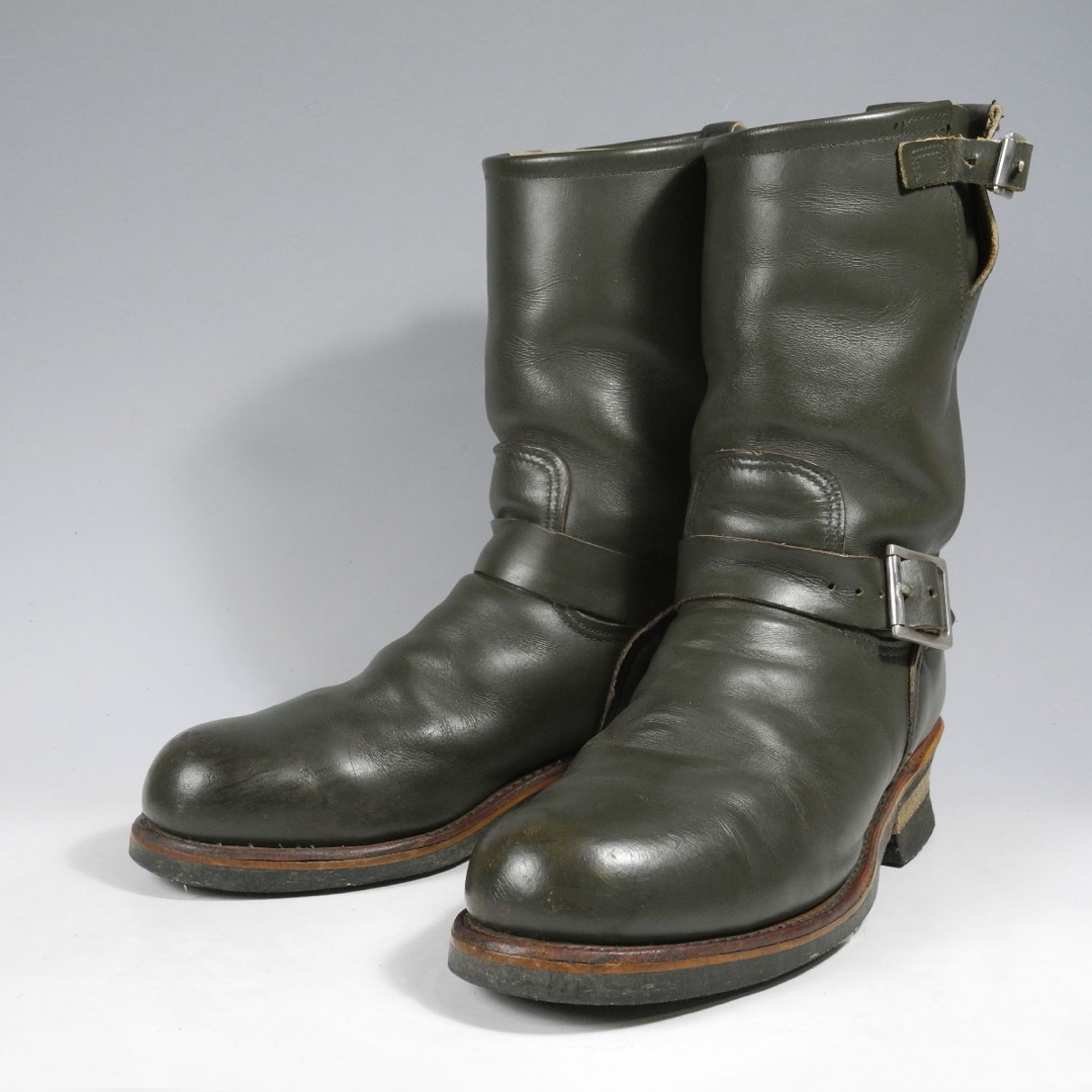 REDWING(レッドウィング)のPT99刺繍羽タグ8273エンジニア緑茶芯PT91 2268 8180 メンズの靴/シューズ(ブーツ)の商品写真