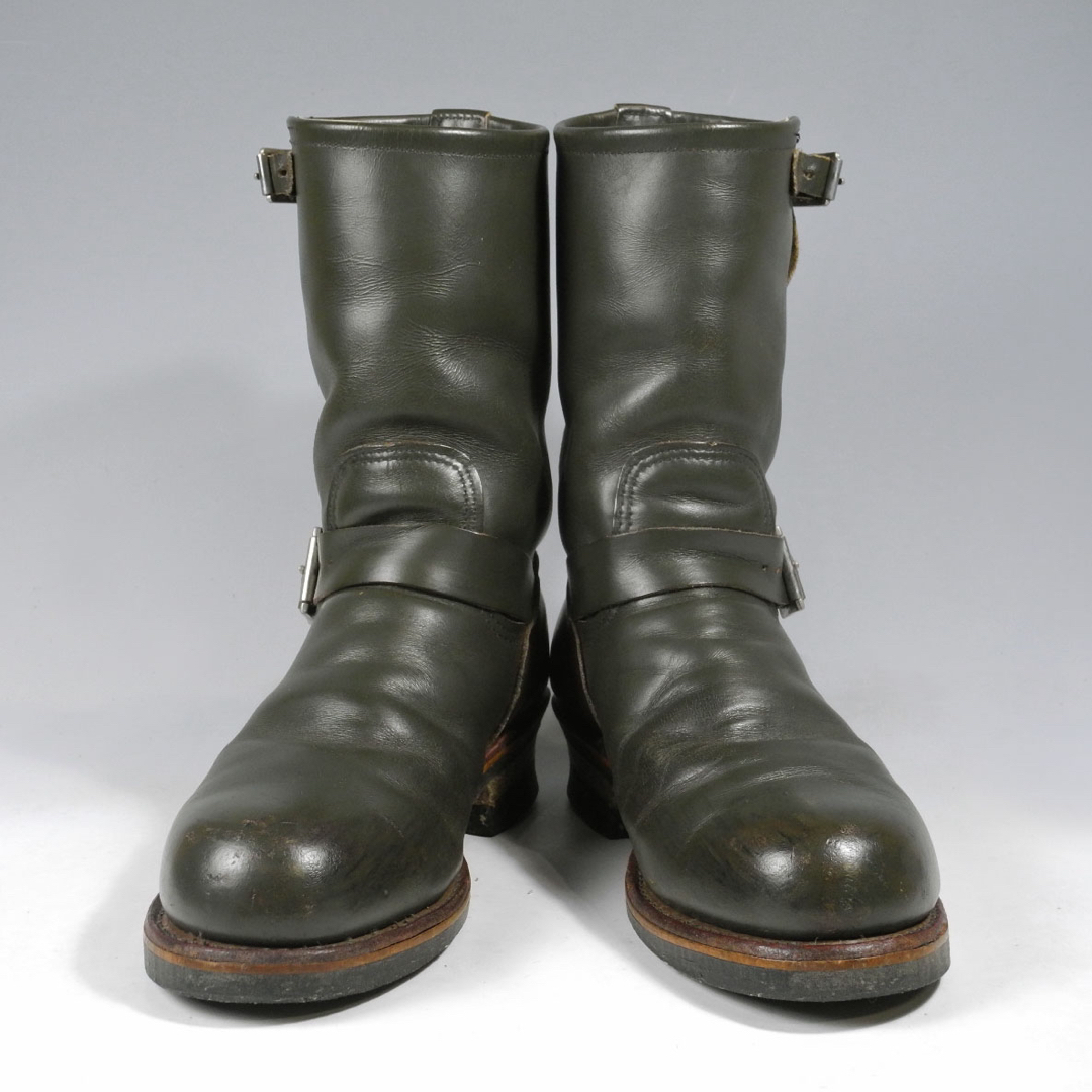 REDWING(レッドウィング)のPT99刺繍羽タグ8273エンジニア緑茶芯PT91 2268 8180 メンズの靴/シューズ(ブーツ)の商品写真