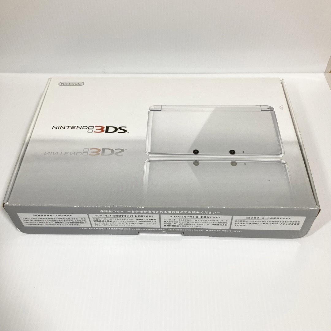 ニンテンドー3DS(ニンテンドー3DS)のNintendo 3ds 本体　アイスホワイト エンタメ/ホビーのゲームソフト/ゲーム機本体(携帯用ゲーム機本体)の商品写真