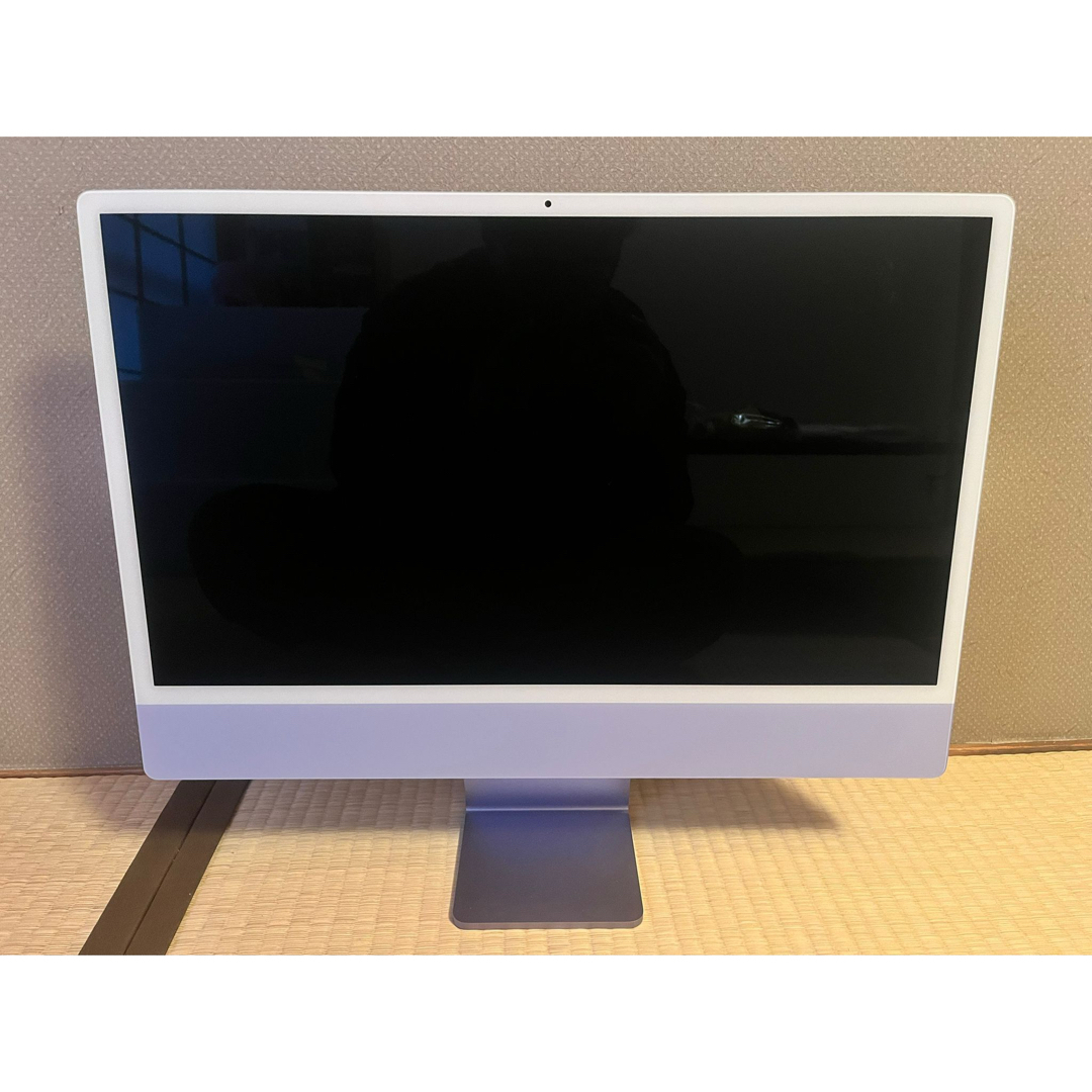 Mac (Apple)(マック)の24インチ パープル iMac 2021 8GB SSD256GB スマホ/家電/カメラのPC/タブレット(デスクトップ型PC)の商品写真