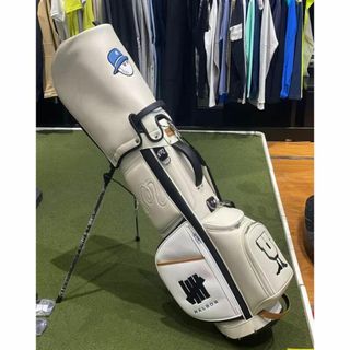 マルボン ゴルフ キャディバッグ malbon GOLF 白色 セルフスタンド(バッグ)