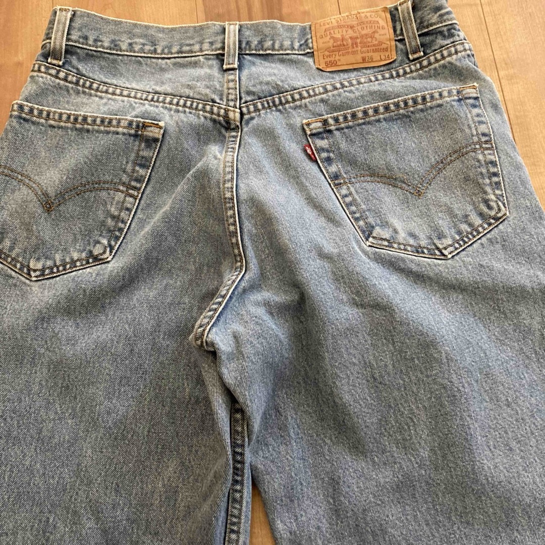 Levi's(リーバイス)の90s Levi's リーバイス550 バギー テーパードデニム ジーンズ メンズのパンツ(デニム/ジーンズ)の商品写真