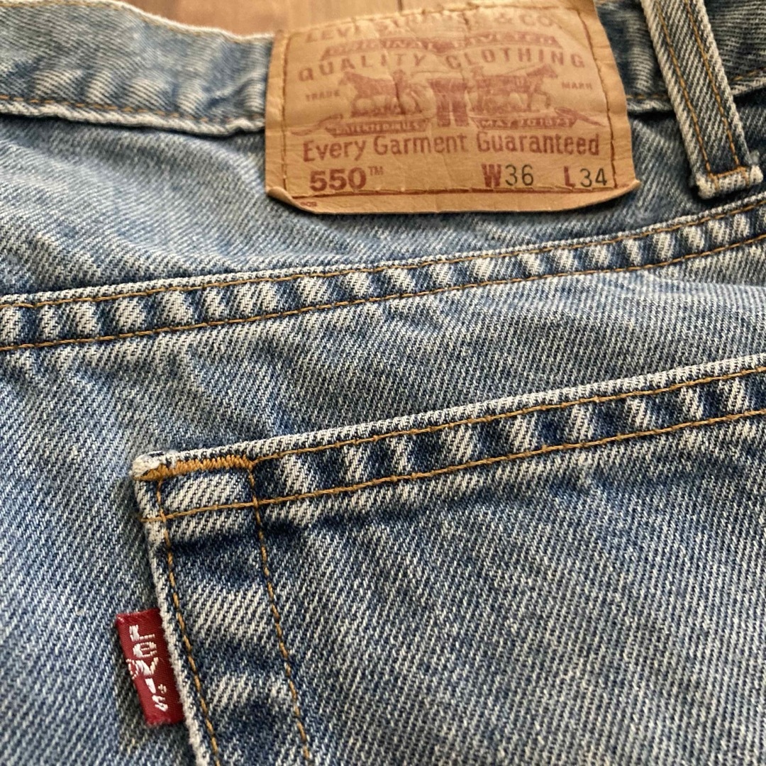 Levi's(リーバイス)の90s Levi's リーバイス550 バギー テーパードデニム ジーンズ メンズのパンツ(デニム/ジーンズ)の商品写真