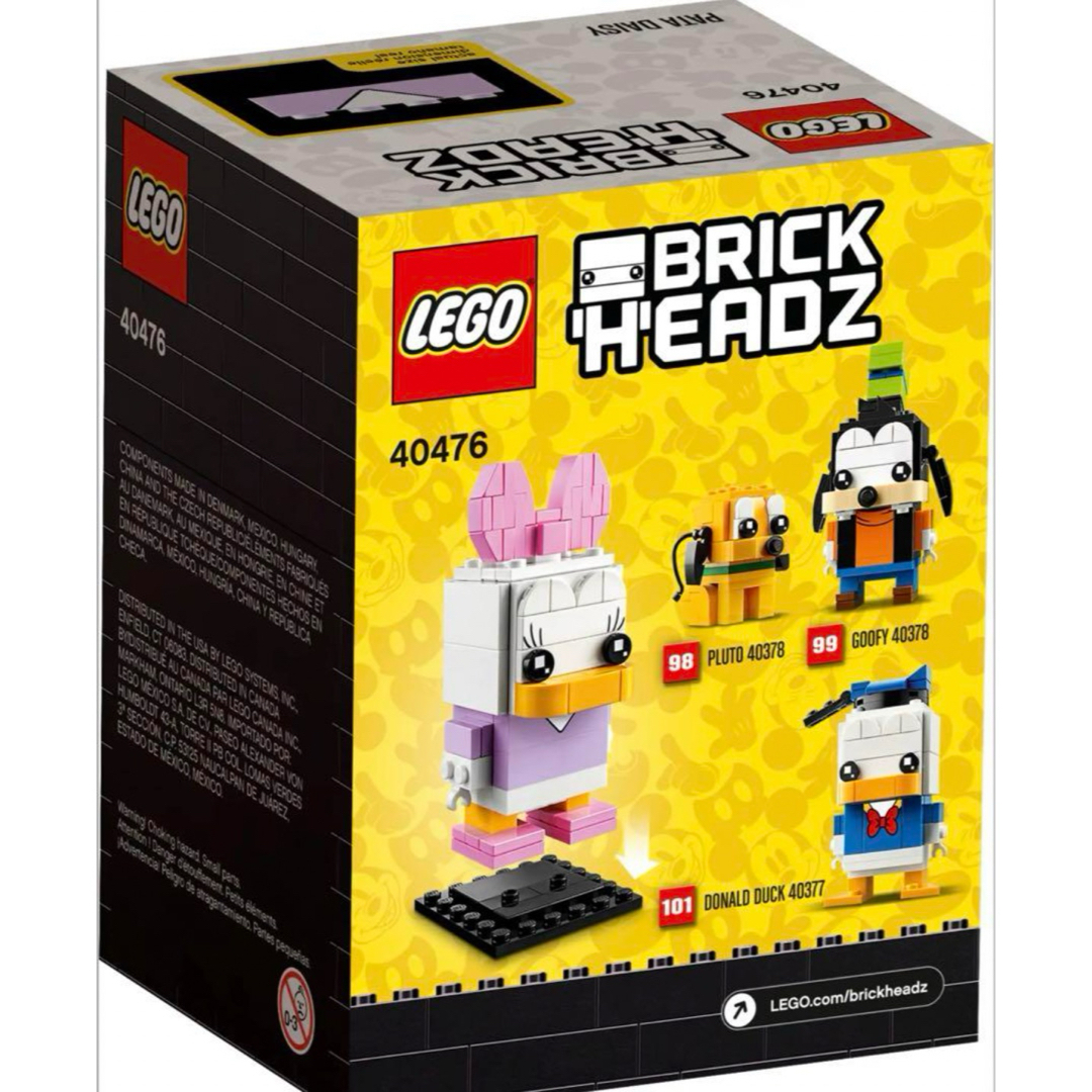 Lego(レゴ)のLEGO レゴ BrickHeadz ブリックヘッズ デイジーダック 40476 エンタメ/ホビーのおもちゃ/ぬいぐるみ(キャラクターグッズ)の商品写真