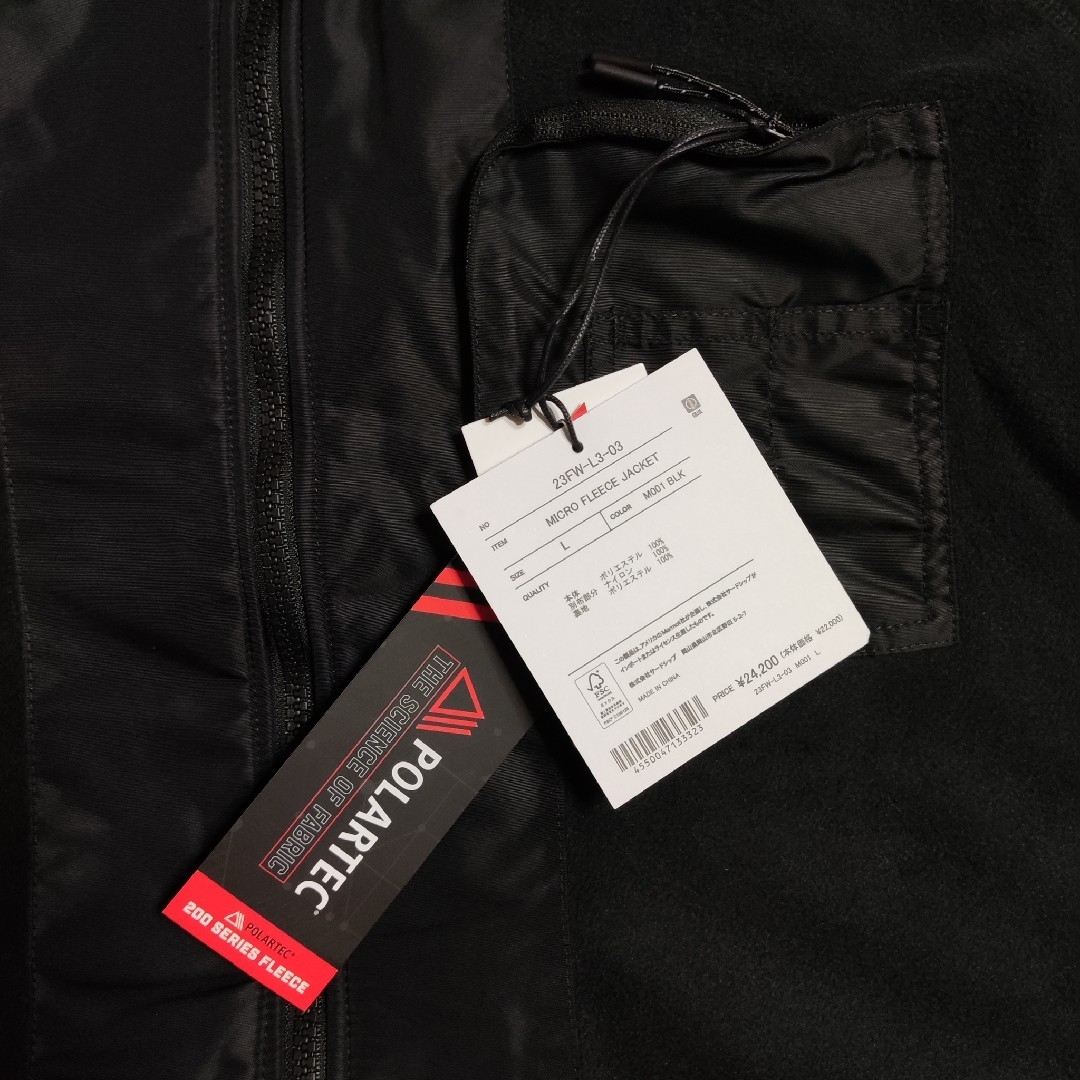 MARMOT(マーモット)の新品■23AW MARMOT CAPITAL マイクロフリースジャケット 黒 L メンズのジャケット/アウター(ブルゾン)の商品写真