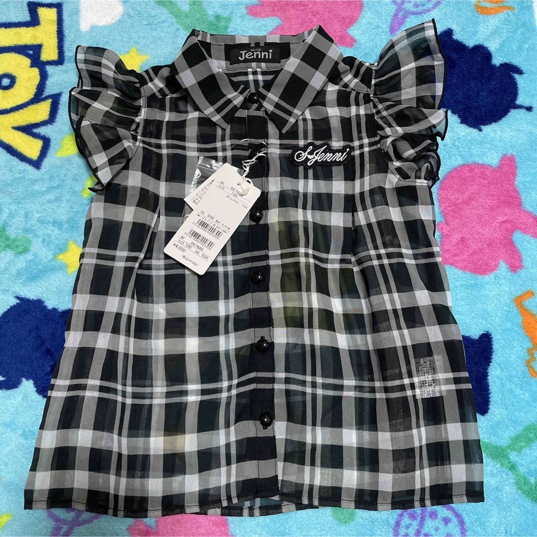 JENNI(ジェニィ)のシスタージェニー sisterjenni トップス ブラウス 100 新品 キッズ/ベビー/マタニティのキッズ服女の子用(90cm~)(Tシャツ/カットソー)の商品写真