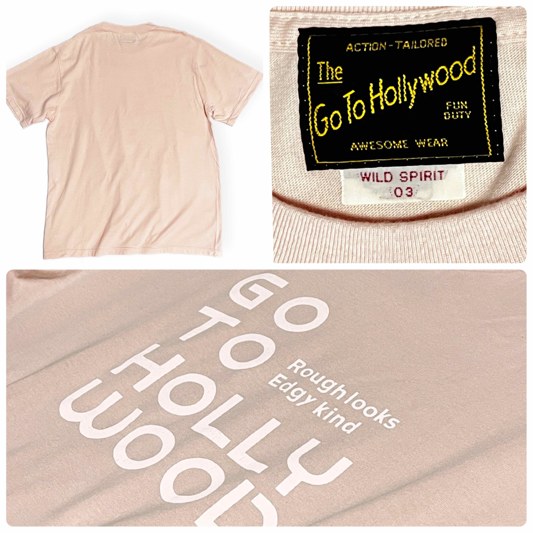 GO TO HOLLYWOOD(ゴートゥーハリウッド)の【美品】2022SS ゴートゥハリウッド 天竺GTHコマーシャルTシャツ ロゴT レディースのトップス(Tシャツ(半袖/袖なし))の商品写真