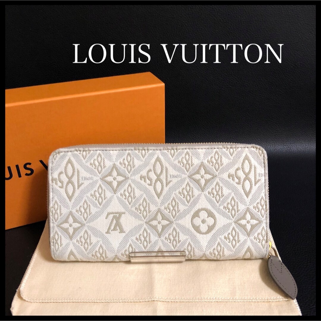 LOUIS VUITTON(ルイヴィトン)の【極美品】LOUISVUITTON モノグラム　ジッピーウォレット　ジャガード レディースのファッション小物(財布)の商品写真