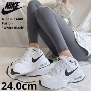 NIKE - 【新品】Nike Air Max Fusion White Black 24.0