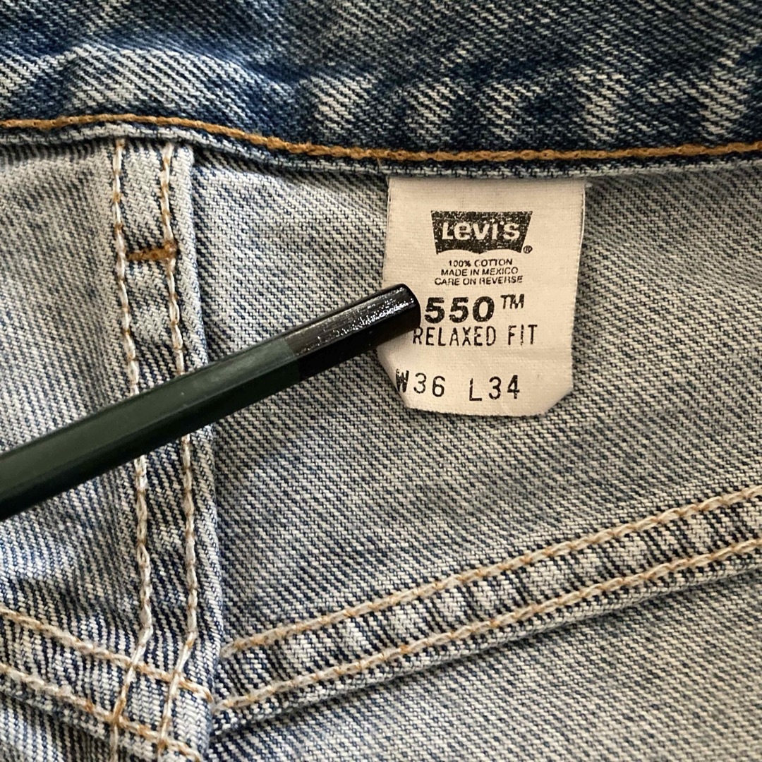 Levi's(リーバイス)の90s メキシコ製 リーバイス550 バギー テーパードデニム ジーンズ メンズのパンツ(デニム/ジーンズ)の商品写真