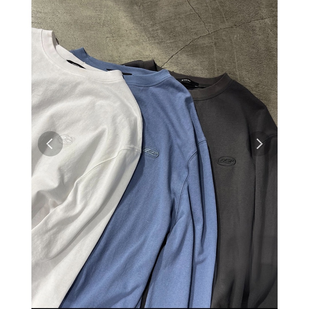 EMODA(エモダ)のEMODA オーバールーズTシャツ 長袖 ロンＴ レディースのトップス(Tシャツ(長袖/七分))の商品写真
