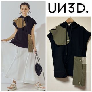 アンスリード(UN3D.)のUN3D.♡TRENCH DOCKING HOODIE 38(パーカー)