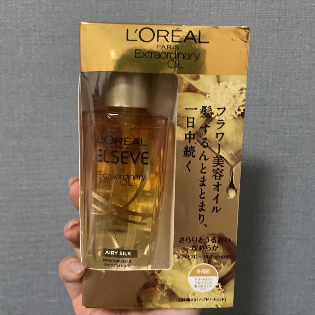 L'Oreal Paris(ロレアルパリ)の【新品未使用】ロレアルパリ エクストラオーディナリー オイル エアリー シルク コスメ/美容のヘアケア/スタイリング(オイル/美容液)の商品写真