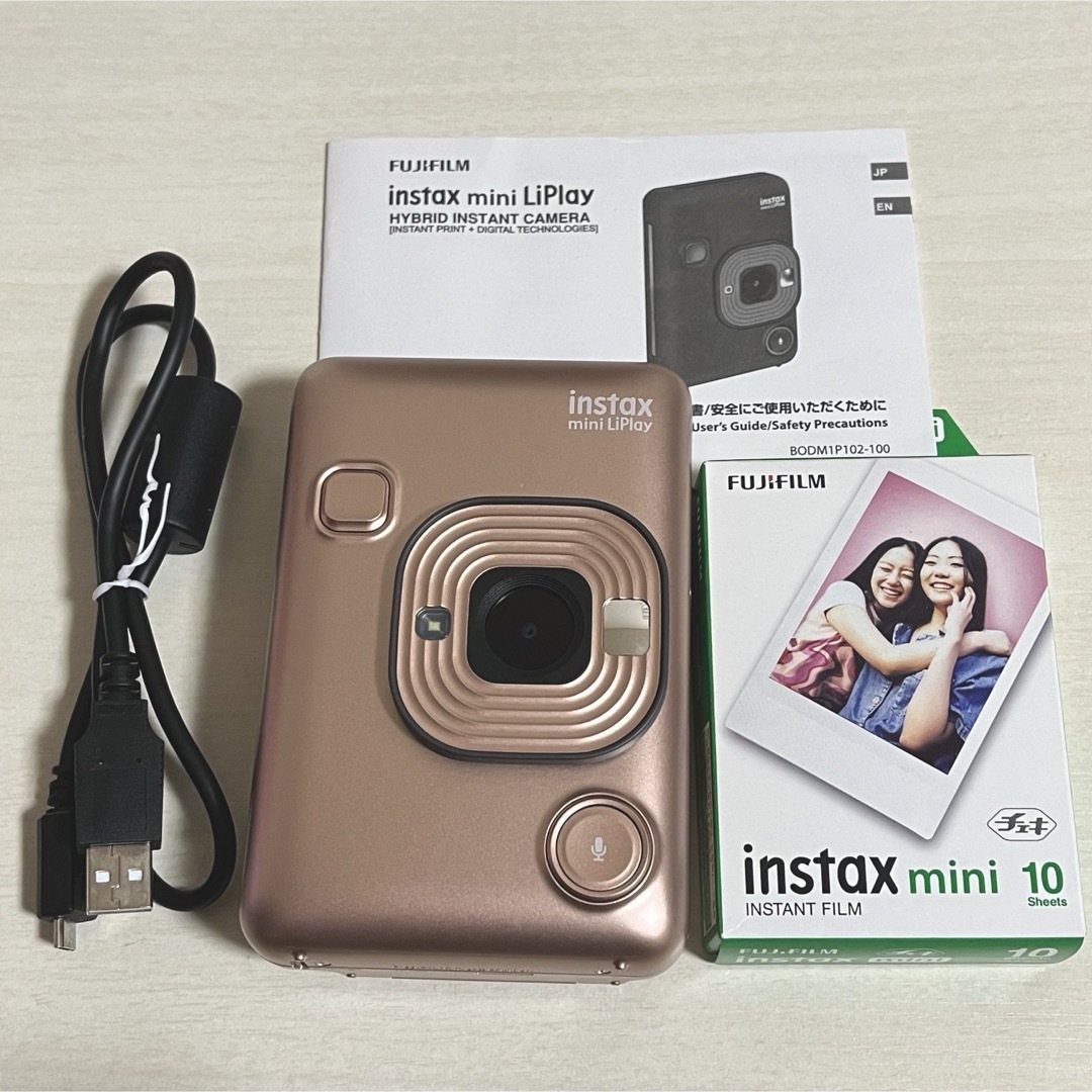 富士フイルム(フジフイルム)のチェキ INSTAX MINI LIPLAY  スマホ/家電/カメラのカメラ(フィルムカメラ)の商品写真