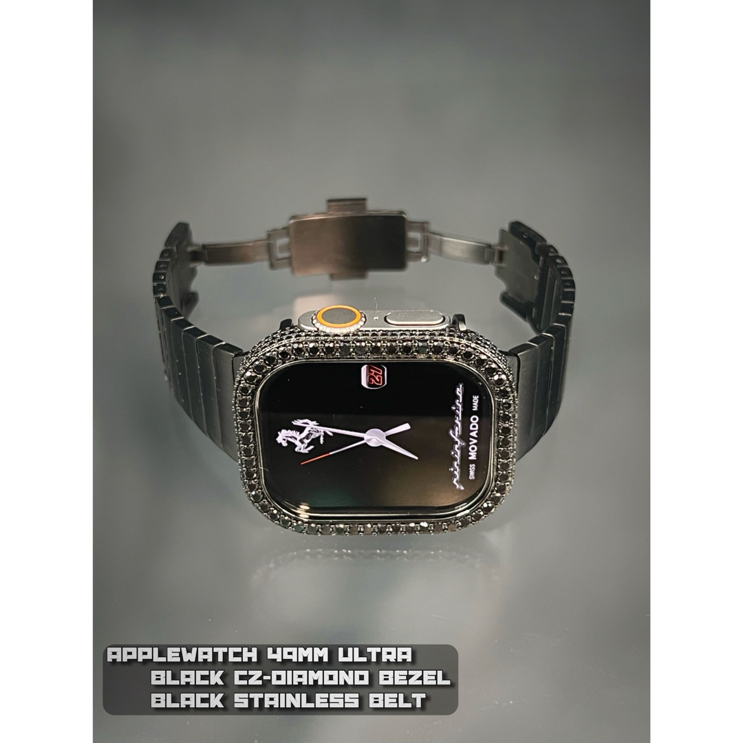 アップルウォッチ ウルトラ 49mm ダイヤモンドベゼル/ステンレス メンズの時計(その他)の商品写真