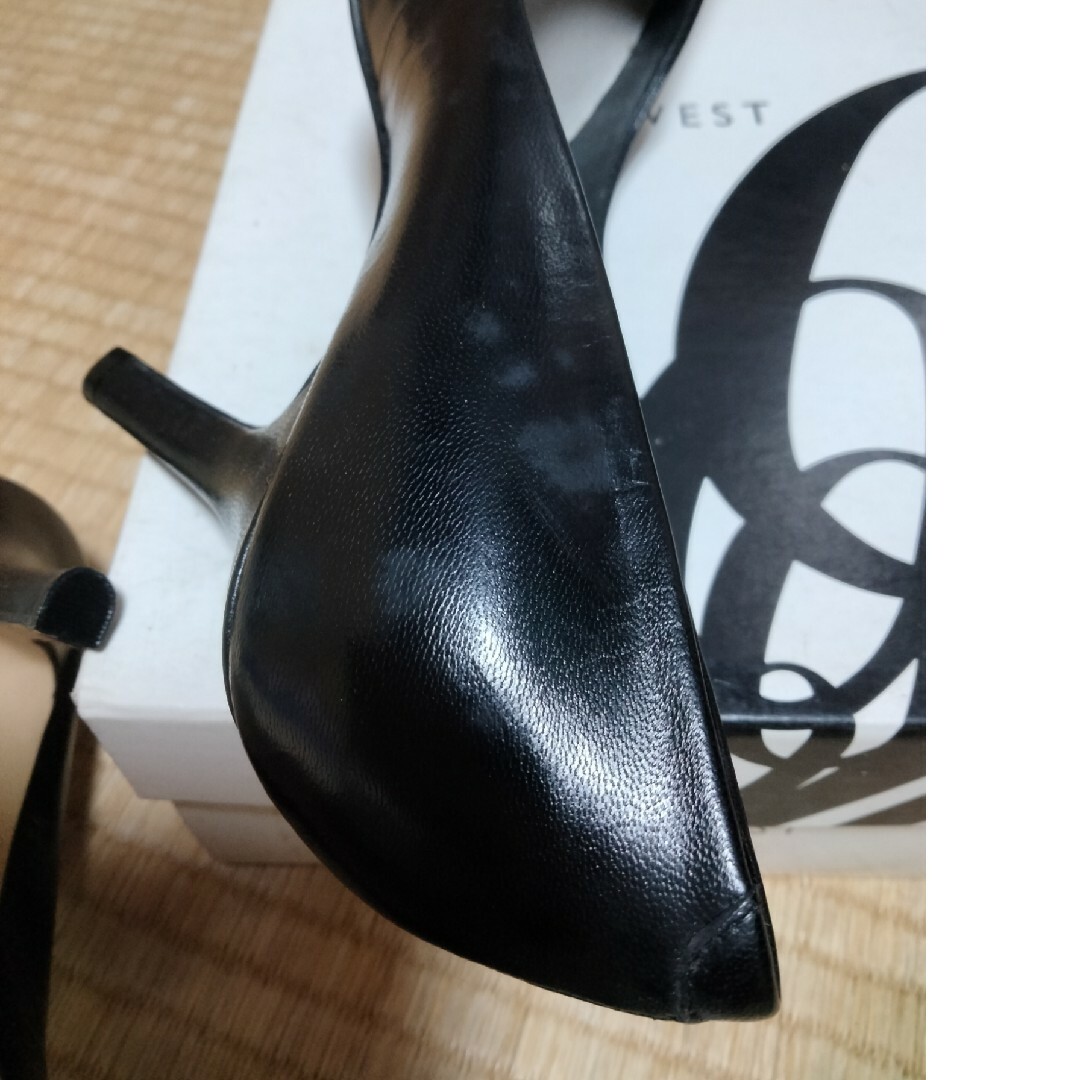 NINE WEST(ナインウエスト)のNINE WEST 6 1/2  ブラック 24.5cm レディースの靴/シューズ(ハイヒール/パンプス)の商品写真