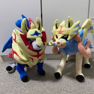 ポケモン(ポケモン)のポケモン ザシアン ザマゼンタ ぬいぐるみ ポケセン(ぬいぐるみ)