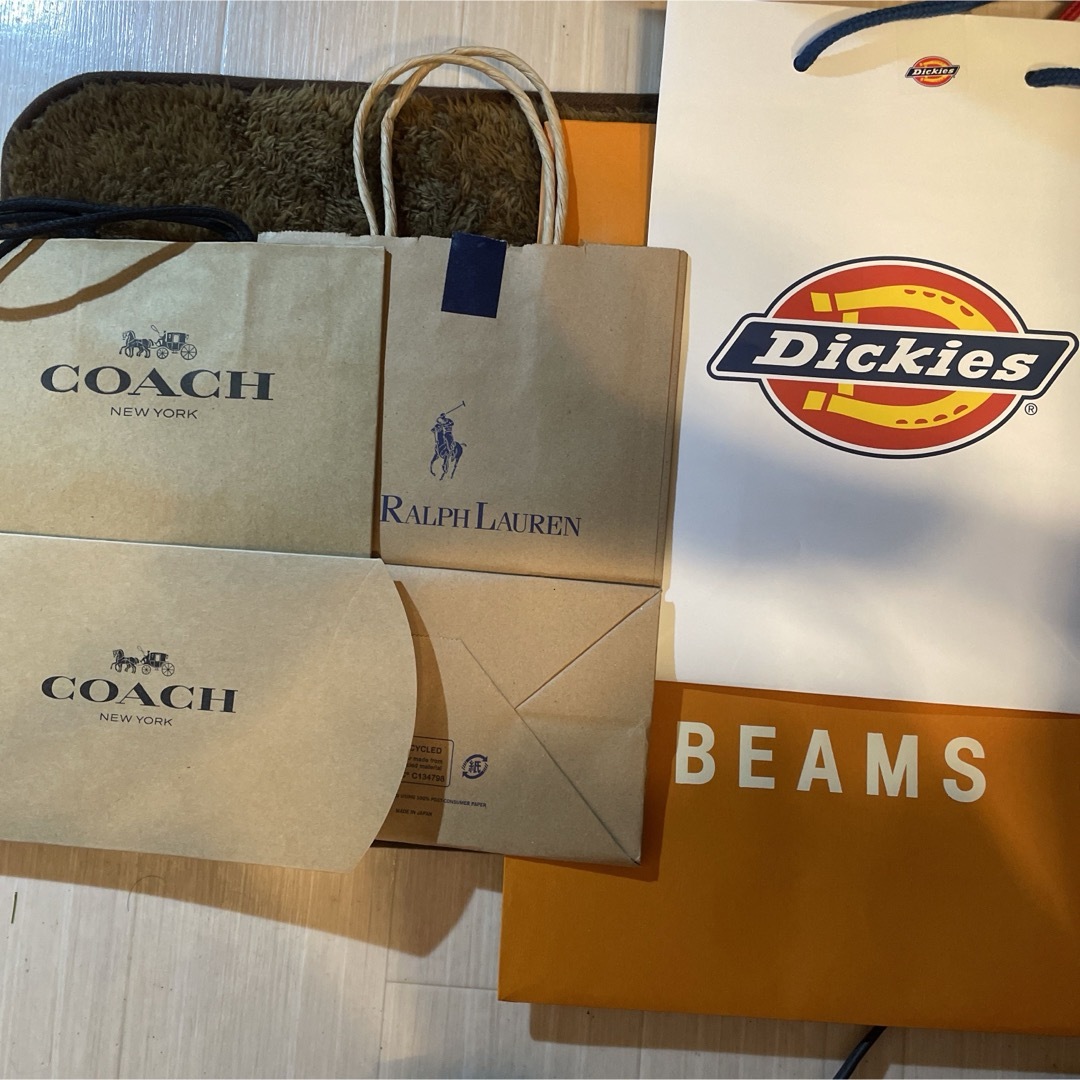 BEAMS(ビームス)のcoach    beams   Ralph Lauren   デッキーズ　　 レディースのバッグ(ショップ袋)の商品写真