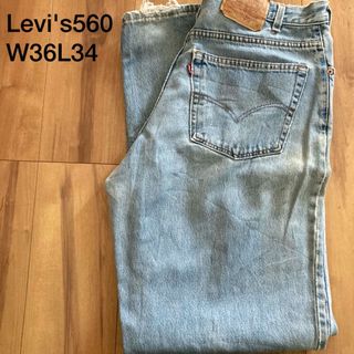 リーバイス(Levi's)のUSA製 90s リーバイス560 バギー テーパードデニム ジーンズ(デニム/ジーンズ)