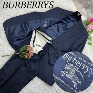 BURBERRY - バーバリー メンズ Mサイズ スーツ セットアップ ピュアウール100%