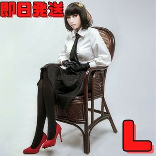 ◆Lサイズ 文豪ストレイドッグス 与謝野晶子 制服 コスプレ衣装(衣装一式)