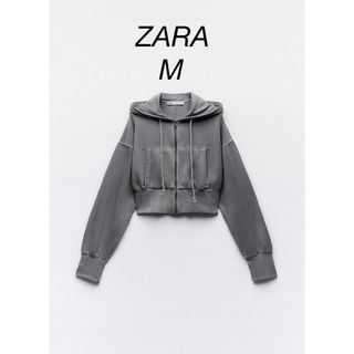 ZARA - ZARA クロップド フーディ