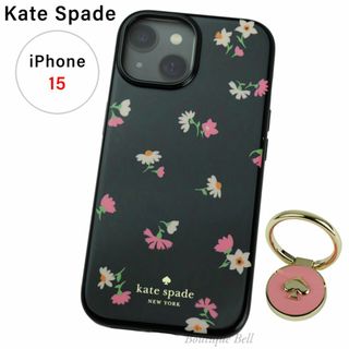 ケイトスペードニューヨーク(kate spade new york)の【ケイトスペード】フローラルワルツ プリント iPhone15 ケース(iPhoneケース)